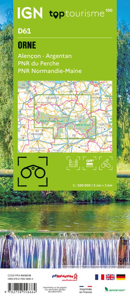 D61 - Orne - IGN Top 100 Tourist Map