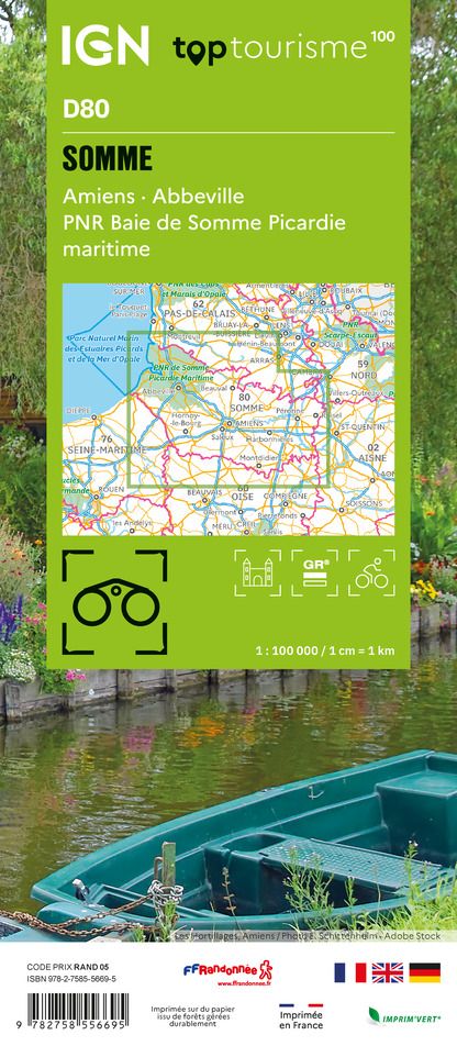 D80 - Somme - IGN Top 100 Tourist Map
