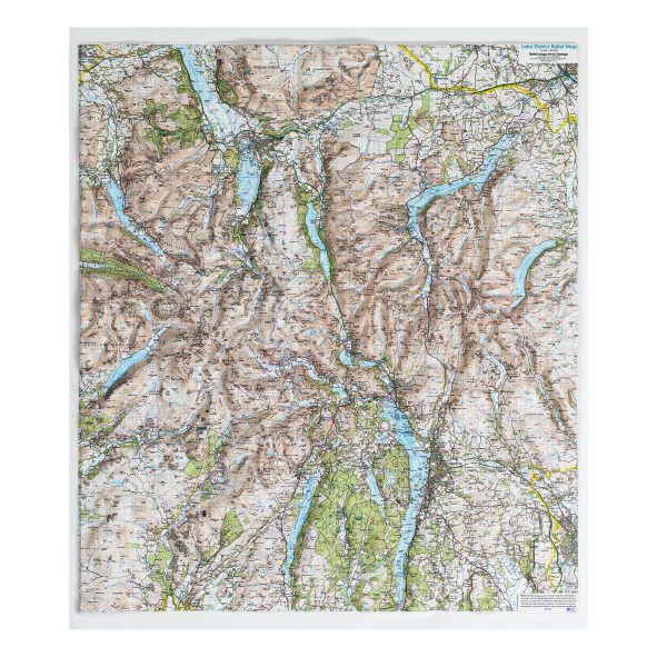 Lake District - Raised Relief Map