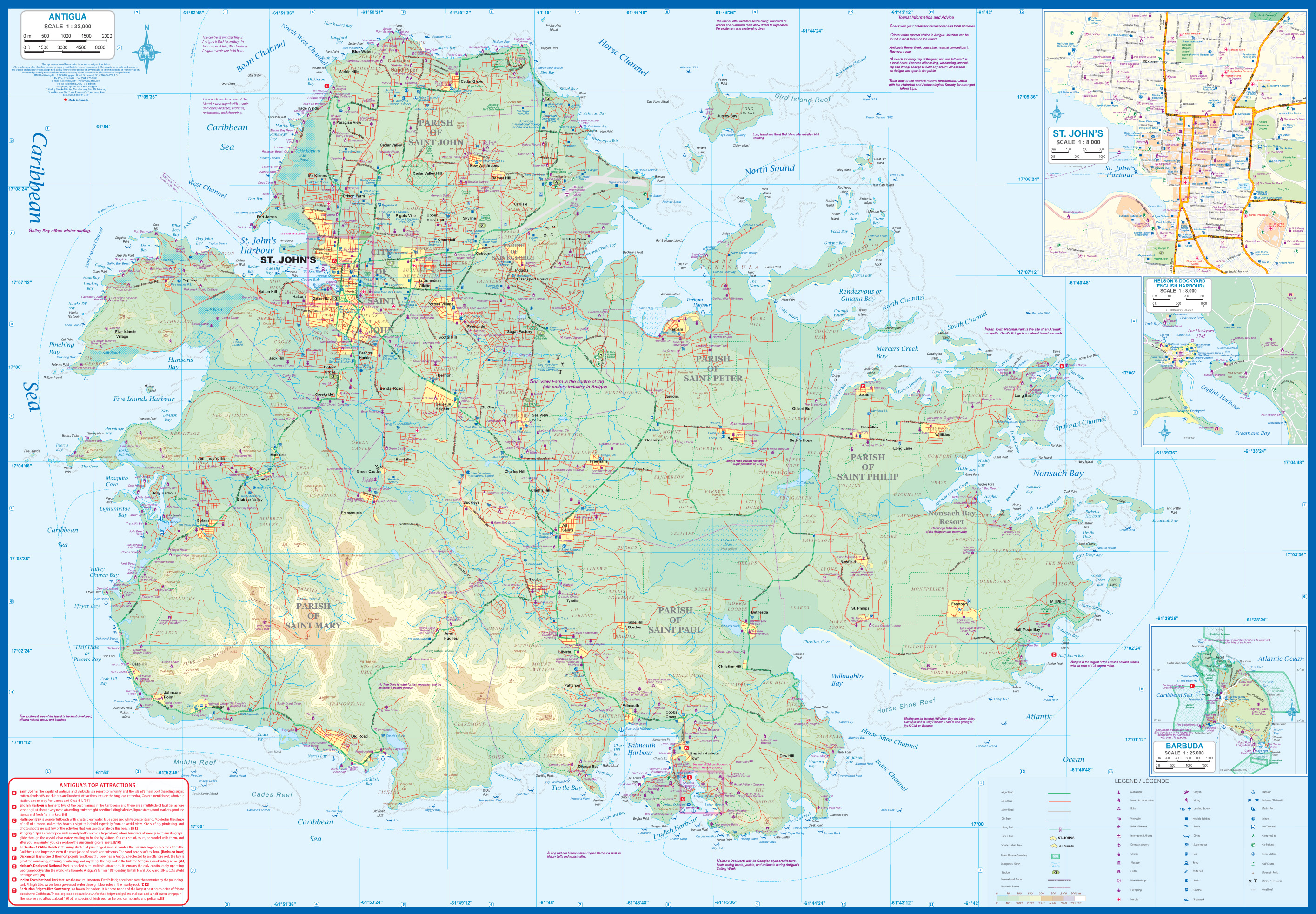ITM Map - Antigua & St Kitts, Nevis