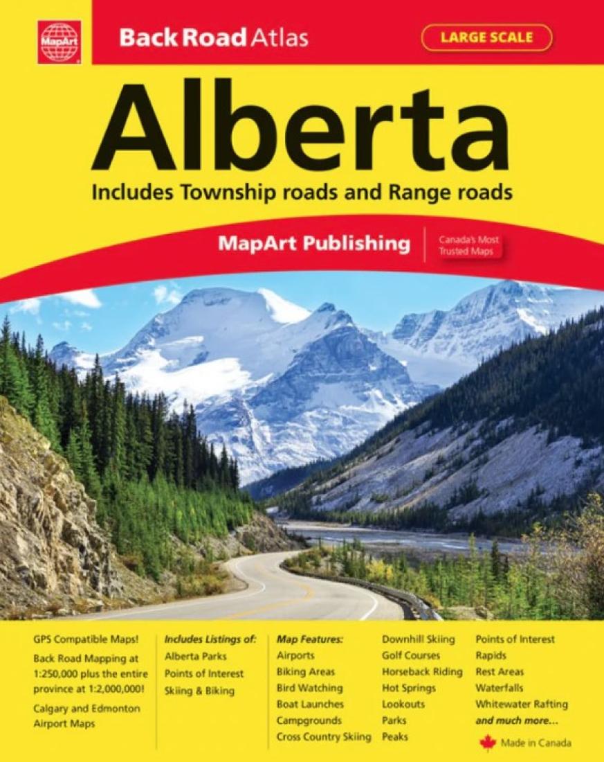 Alberta Backroad Atlas - MapArt