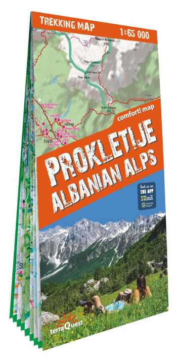 Albanian Alps - Prokletije - Terraquest Map