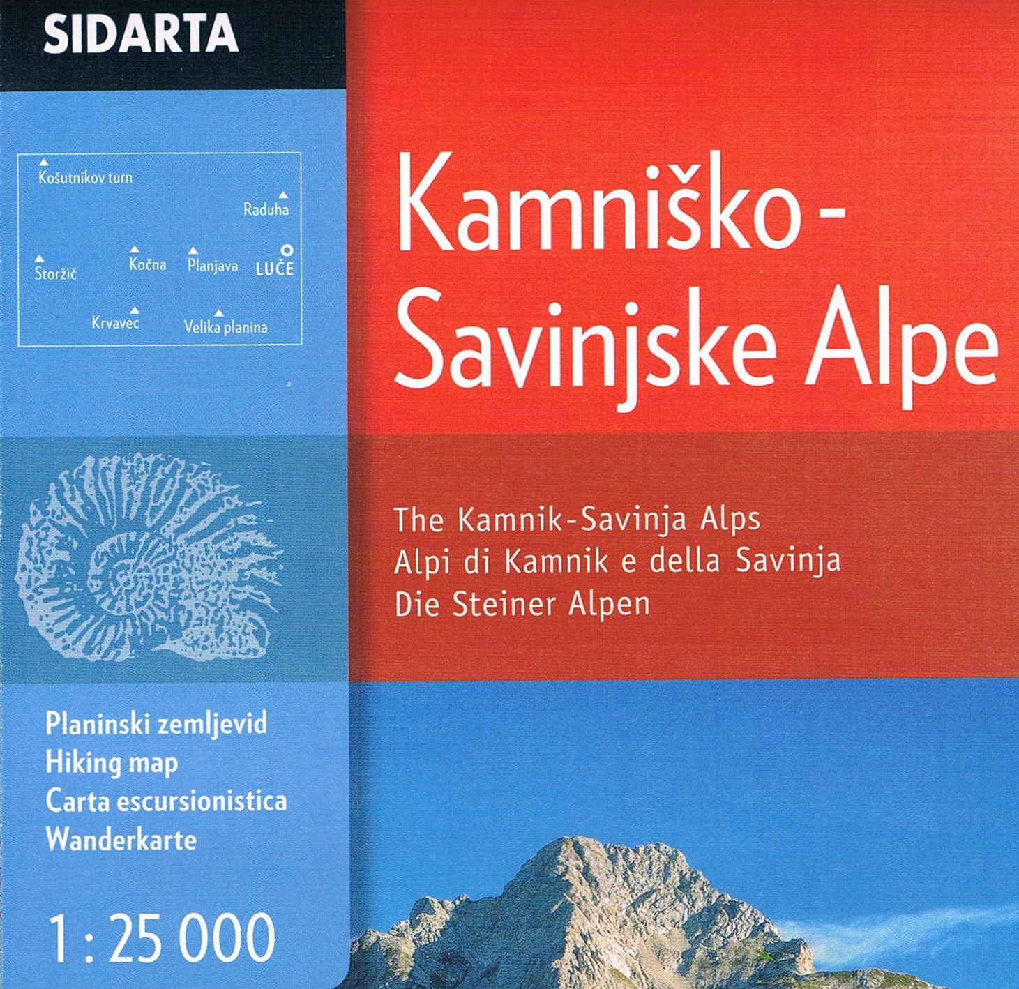Kamnisko - Savinjske Alpe - Sidarta Map 
