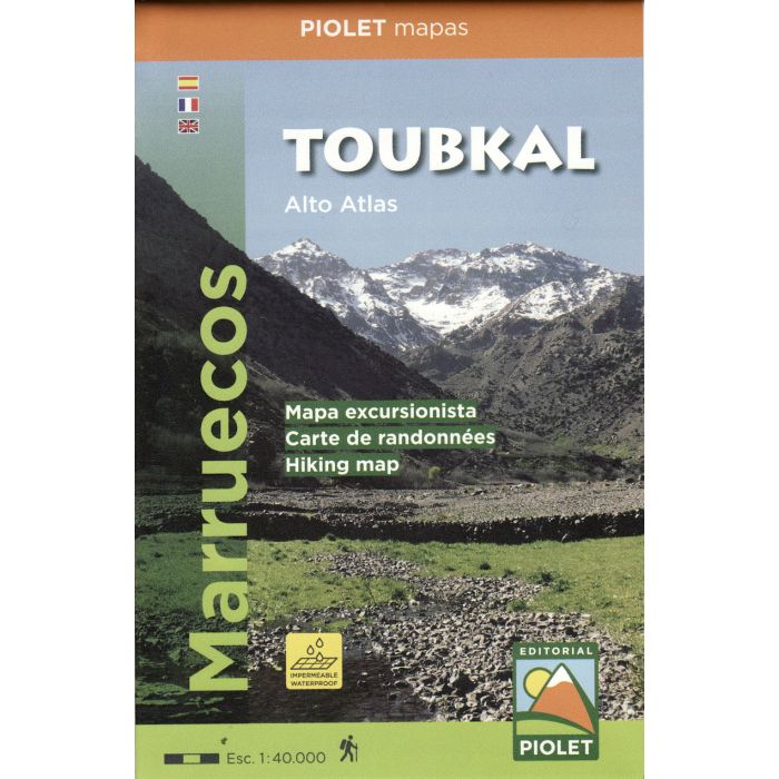 Jebel Toubkal - Piolet  (Waterproof Map)