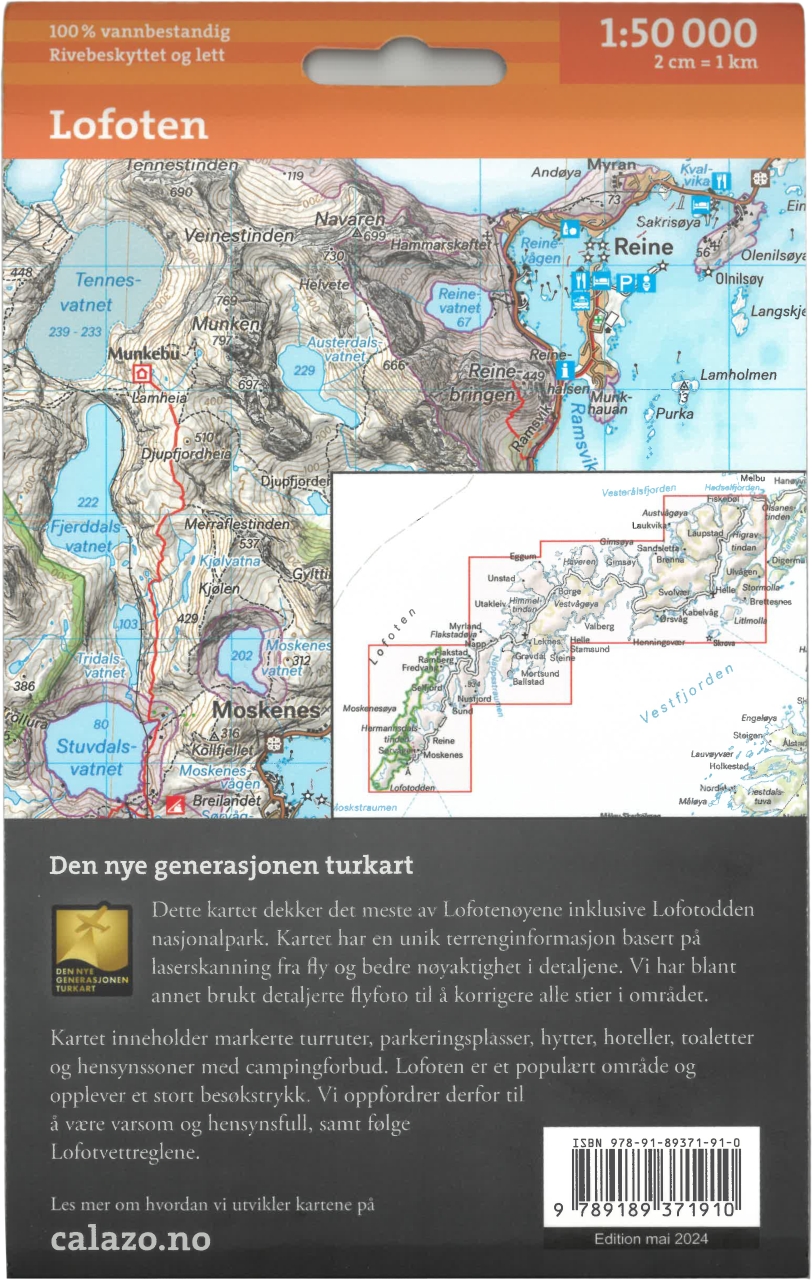 Calazo Lofoton Map
