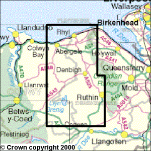 Explorer Map 264 Vale of Clwyd