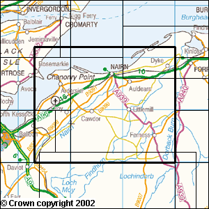 Explorer Map 422 Nairn & Cawdor