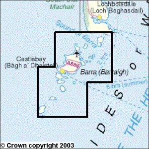 Explorer Map 452 Barra & Vatersay