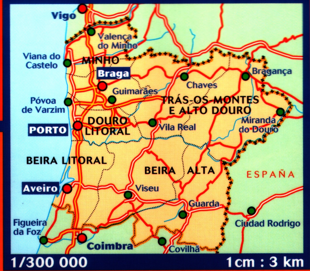 Chaves Map  Portugal Visitor - Travel Guide To Portugal