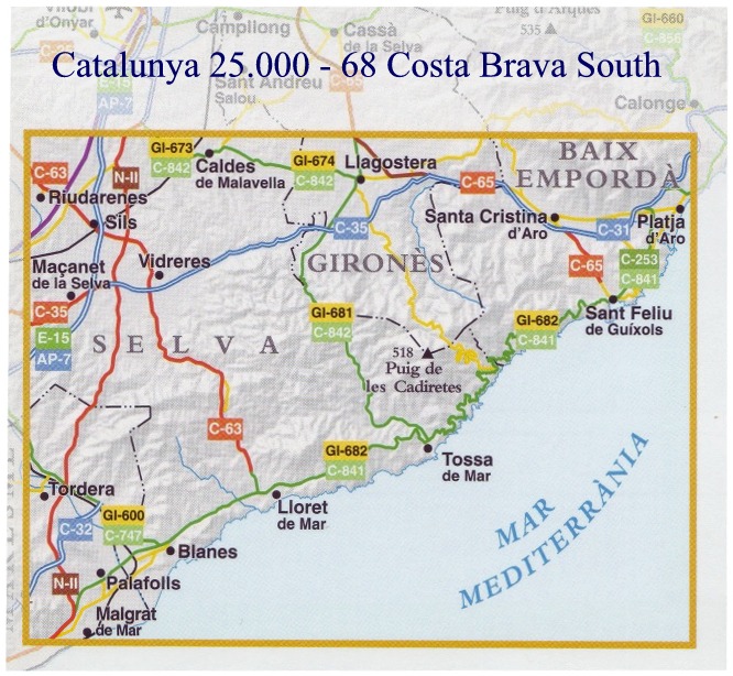 Spanish Walking Maps and Walking Guides Spain to Buy Online from The ...