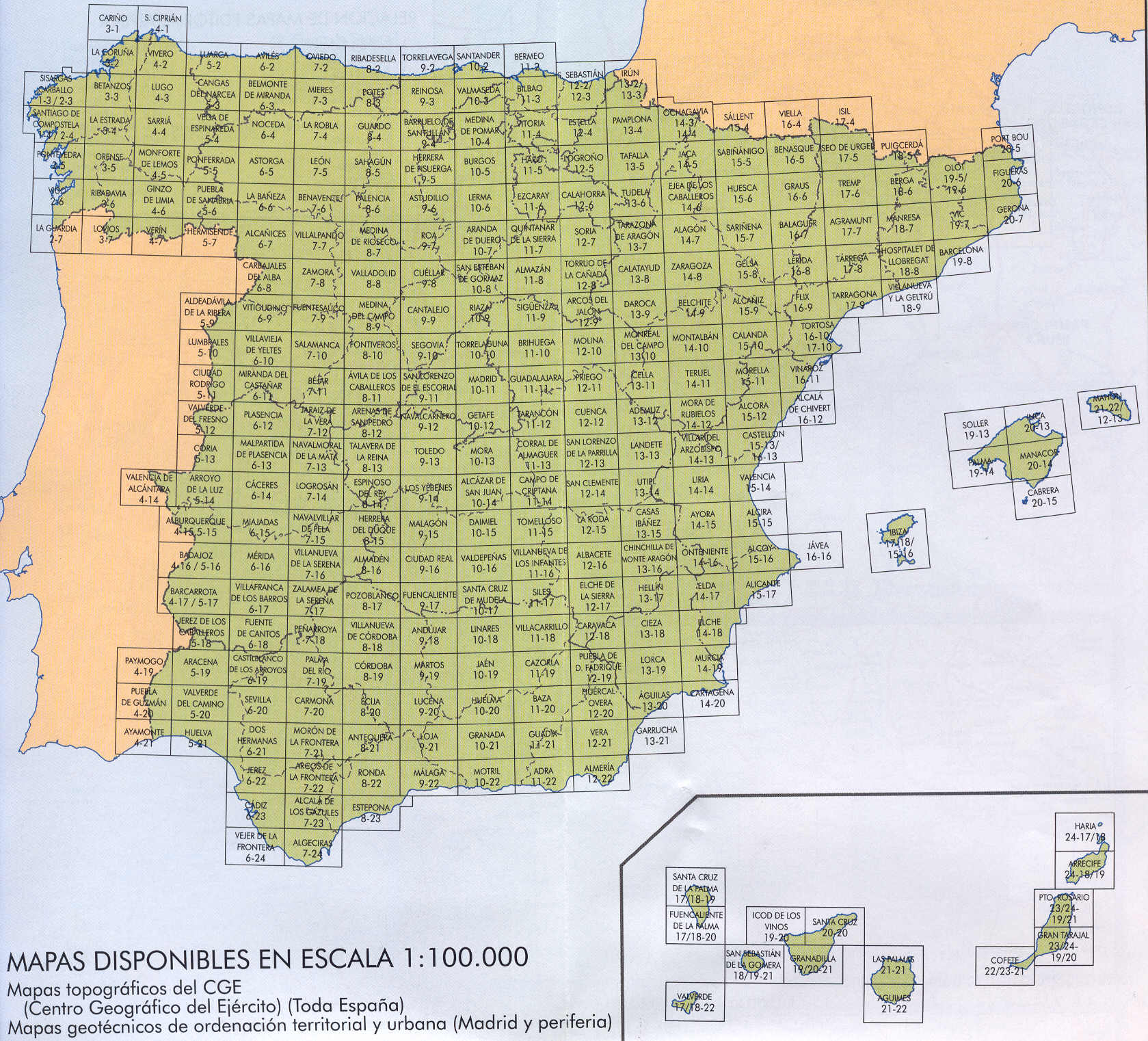 1:25K SD Map Spain North West IGN Satmap Spain 