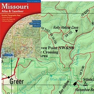 MISSOURI - Buy Maps and travel guides online